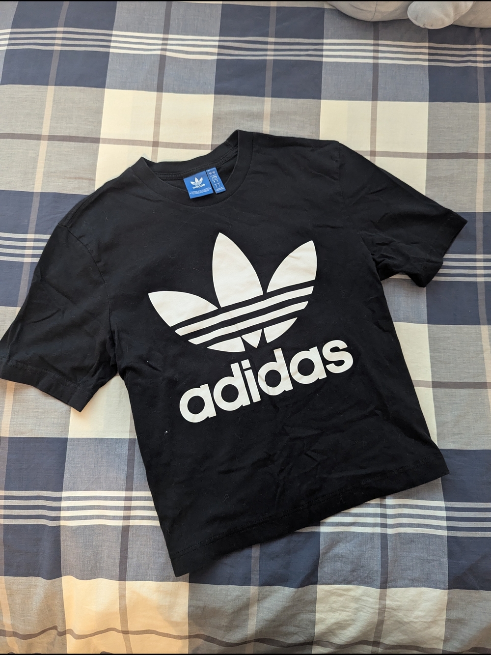 Adidas Black Cropped Shirt